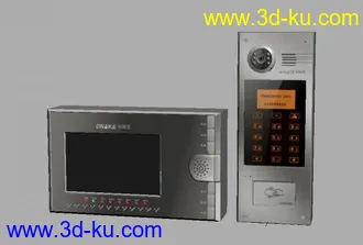 3D打印模型门禁系统  小区入户室内室外门禁两个的图片
