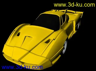 3D打印模型一个法拉利汽车的图片