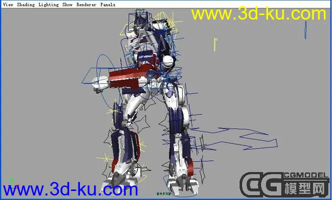 大家最爱的《变形金刚》擎天柱动画模型的图片1