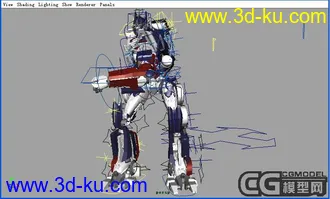 大家最爱的《变形金刚》擎天柱动画模型的图片