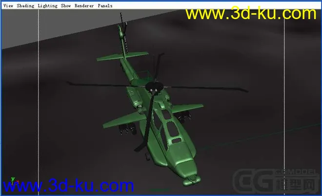 阿帕奇攻击直升机动画模型的图片1
