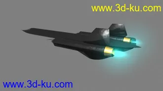 3D打印模型黑鳥戰鬥機BlackBird的图片