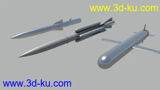 3D打印模型地獄火飛彈 +戰斧飛彈的图片
