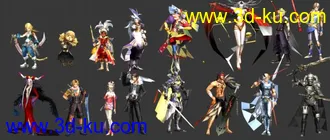 3D打印模型纷争全套，仅一个包！不知道有人发过没有的图片
