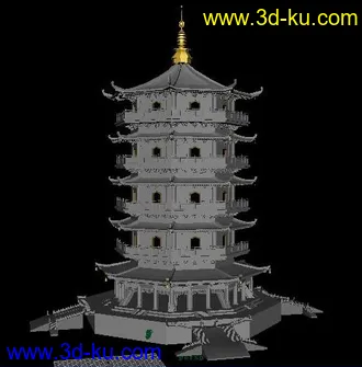 3D打印模型炯炯宝塔的图片