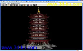 3D打印模型炯炯宝塔完全版的图片