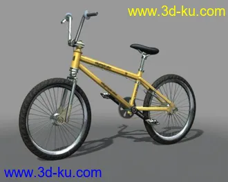 精品 自行车模型   -----带材质灯光的图片