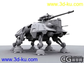 3D打印模型[color=red]星球大战-机甲战舰(造型不丑)[/color]的图片
