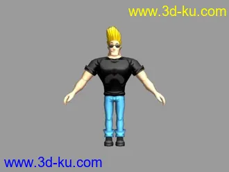 3D打印模型FusionFall - 拼命郎约翰尼的图片