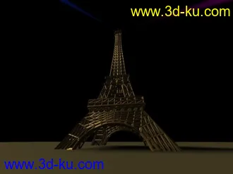 3D打印模型简单的巴黎铁塔的图片