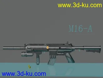 3D打印模型M16-A的图片