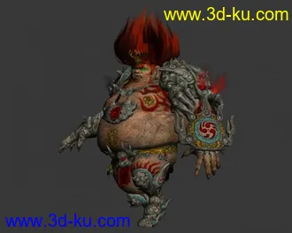 3D打印模型怪物角色分享供大家学习的图片