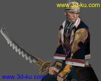 3D打印模型武士角色供大家学习的图片