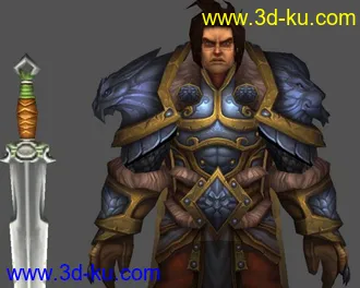 3D打印模型魔兽 暴风城国王的图片