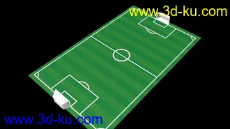 3D打印模型足球场（有材质）的图片