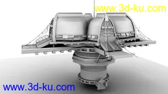 3D打印模型飞行的房子的图片