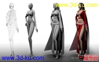 海贼王之女帝汉库克maya模型的图片