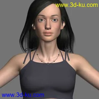 3D打印模型现代女性的图片