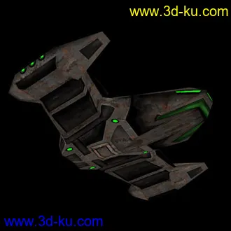3D打印模型科幻 破旧的图片