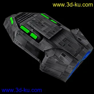 3D打印模型科幻 破旧的图片