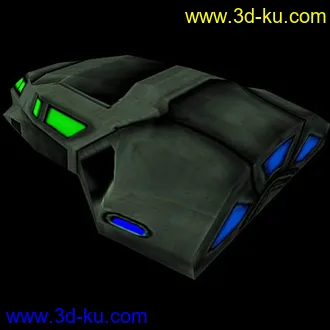 3D打印模型科幻 破旧的图片