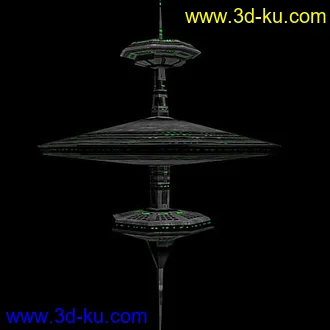 3D打印模型科幻 破旧的图片