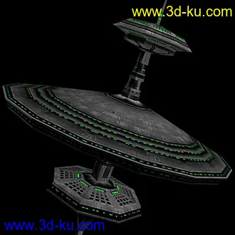 3D打印模型科幻 破旧的图片