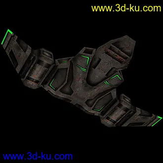 3D打印模型科幻 破旧的图片