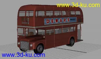 3D打印模型英伦风的公车~~~~的图片