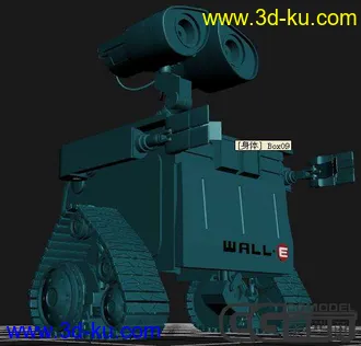 3D打印模型（本人模仿创作机器人）Walle的图片