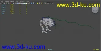 3D打印模型一个大机器，带走路动画~~的图片