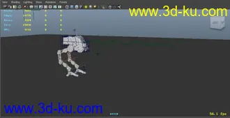 3D打印模型一个大机器，带走路动画~~的图片