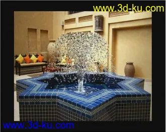 3D打印模型喷泉的图片