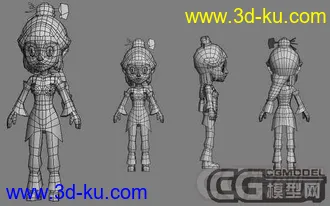3D打印模型一个女剑士，大家多提点意见的图片