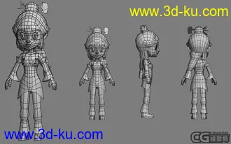 3D打印模型一个女剑士，大家多提点意见的图片