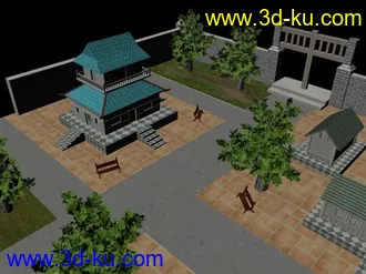 3D打印模型场景的图片