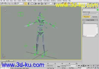 国外大师制作经典电影级女性角色eva绑定和动画源文件，下载过模型材质的不用下贴图了的图片