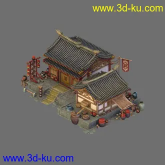 3D打印模型酒馆的图片