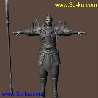 自己收藏的模型。古代战士的图片