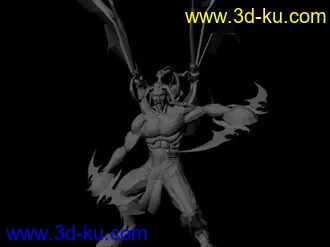 自己收藏的模型。恶魔猎手的图片