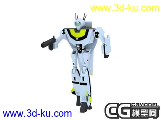 3D打印模型变形金刚（已绑定）会变形的！变成飞机maya的图片