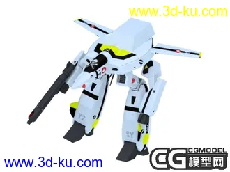 3D打印模型变形金刚（已绑定）会变形的！变成飞机maya的图片