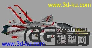 3D打印模型变形金刚（已绑定）会变形的！变成飞机maya的图片