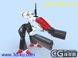 3D打印模型变形金刚（已绑定）会变形的！变成飞机maya的图片