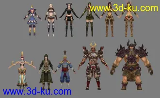 [古代角色]_一些王者世界的模型的图片