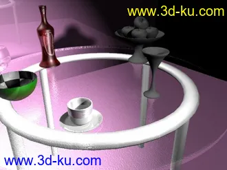 3D打印模型餐具的图片