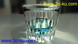 3D打印模型自己做的，多多指教。玻璃杯的图片