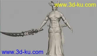 3D打印模型地狱兽人的图片