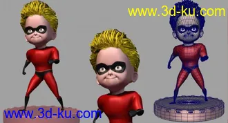 3D打印模型超人宝宝的图片