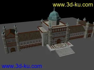 3D打印模型教堂场景的图片
